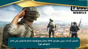 اشحن شدات ببجي موبايل 2025 بأمان وموثوقية عالية واحصل على آلاف الجواهر فوراً